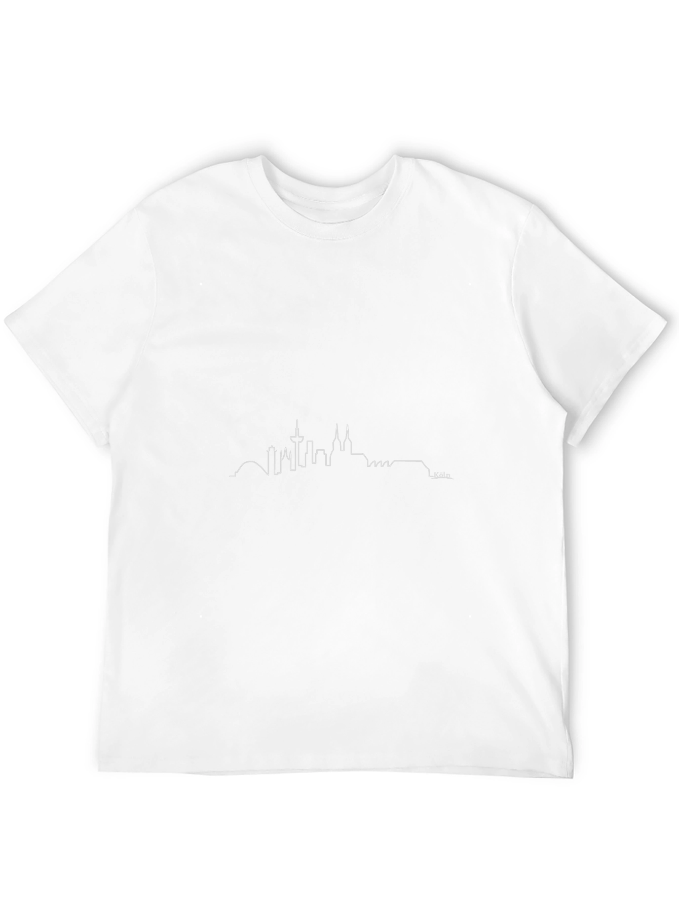 Cologne Skyline Graphic Black T-Shirt