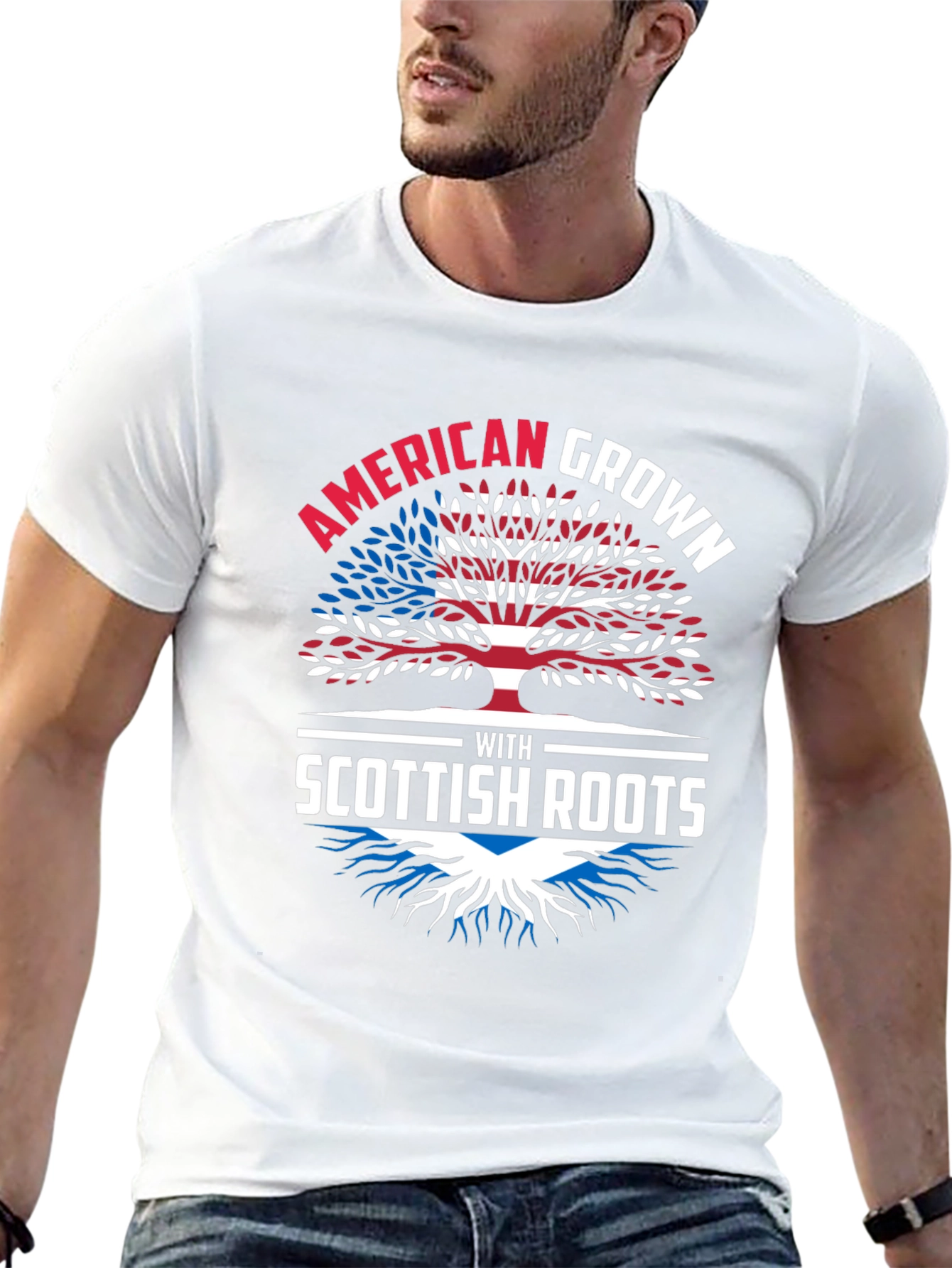 American Grown With Scottish Roots T-Shirt