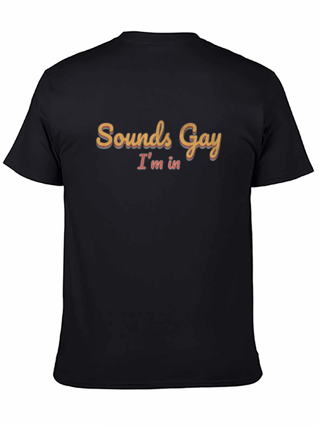 Sounds Gay Im In Black T-Shirt