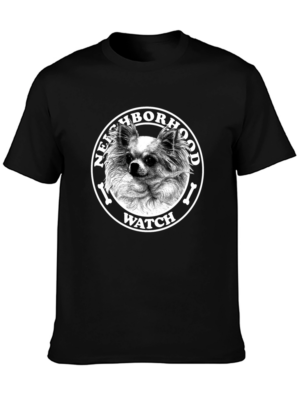 Neighborhood Watch Chihuahua Graphic Tee