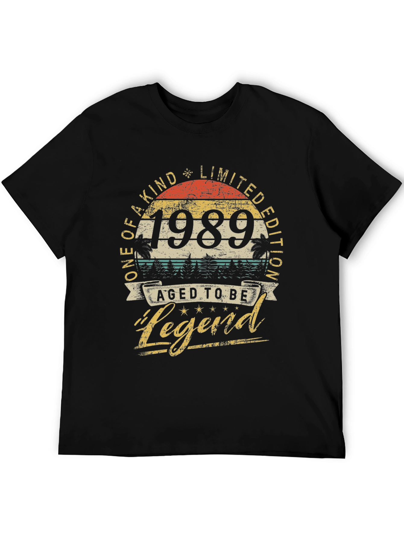 Vintage 1989 Aged To Be Legend Graphic T-Shirt