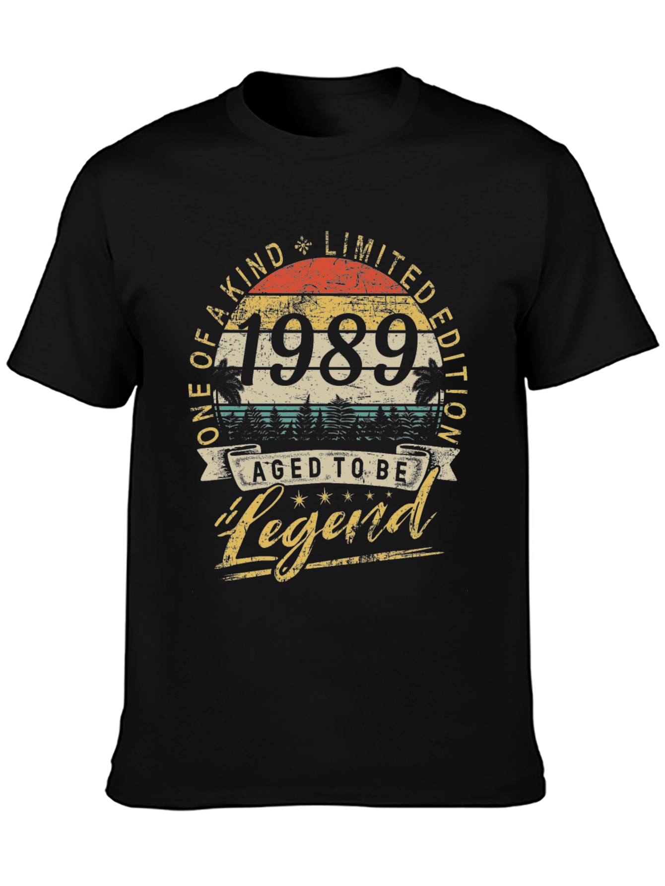 Vintage 1989 Aged To Be Legend Graphic T-Shirt