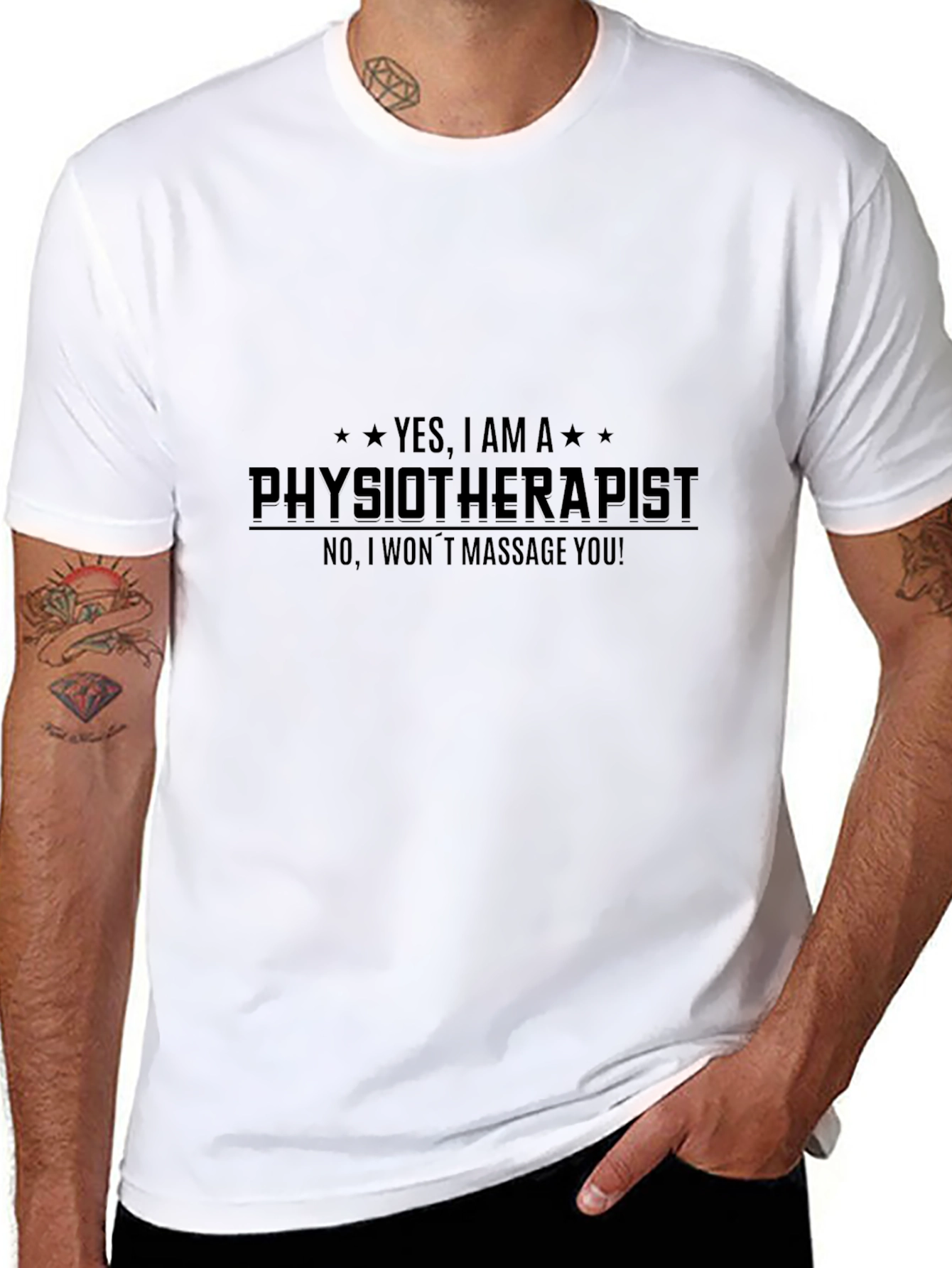 Physiotherapist Novelty Graphic Tee