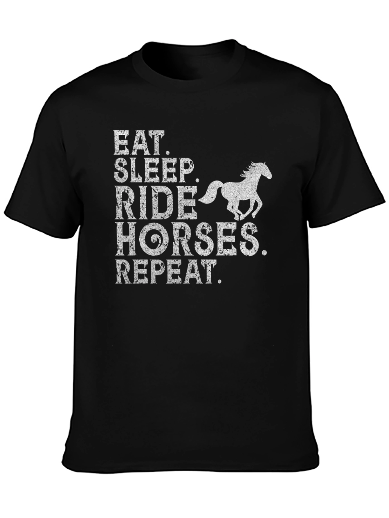 Eat Sleep Ride Horses Repeat T-Shirt