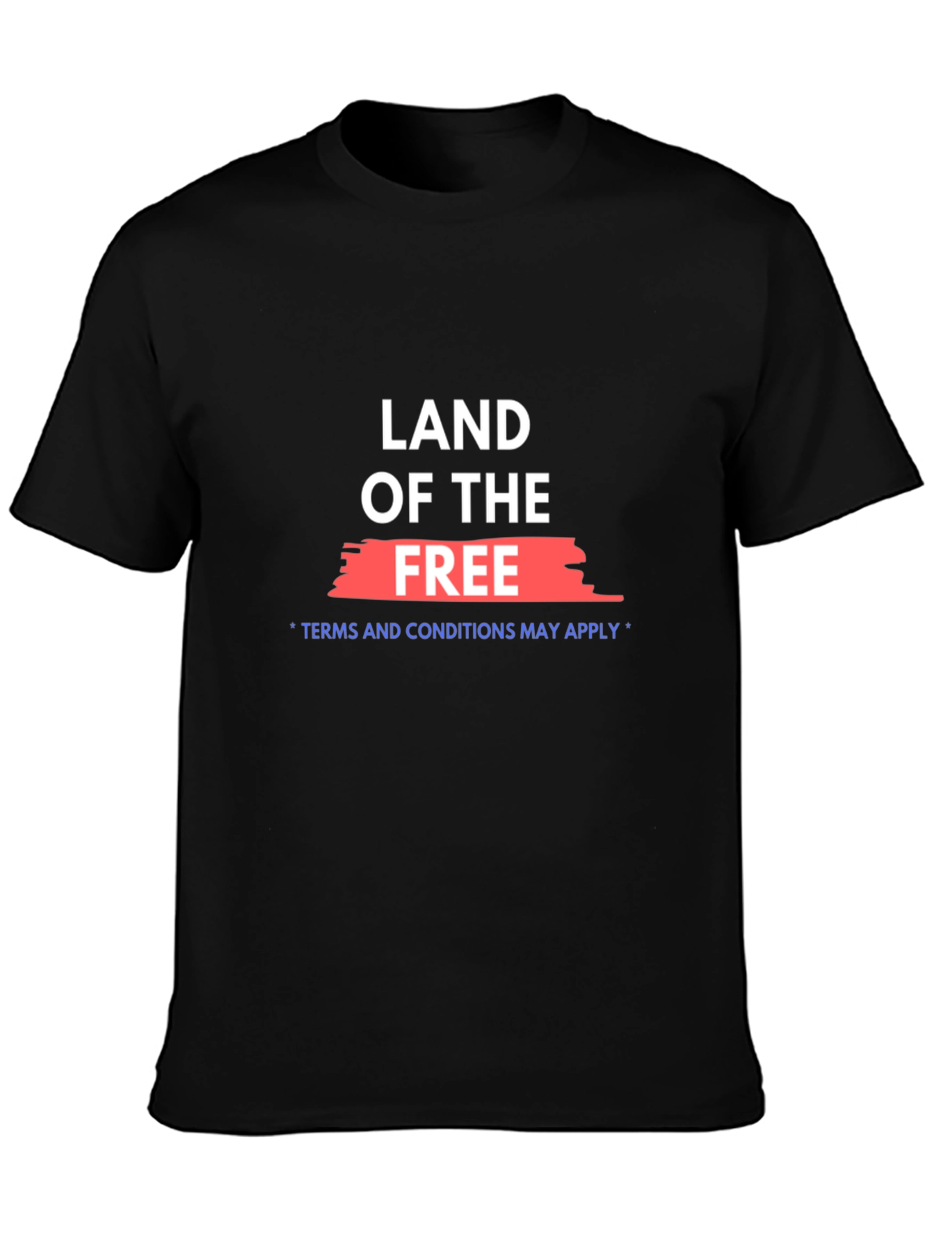 Land of the Free Black T-Shirt