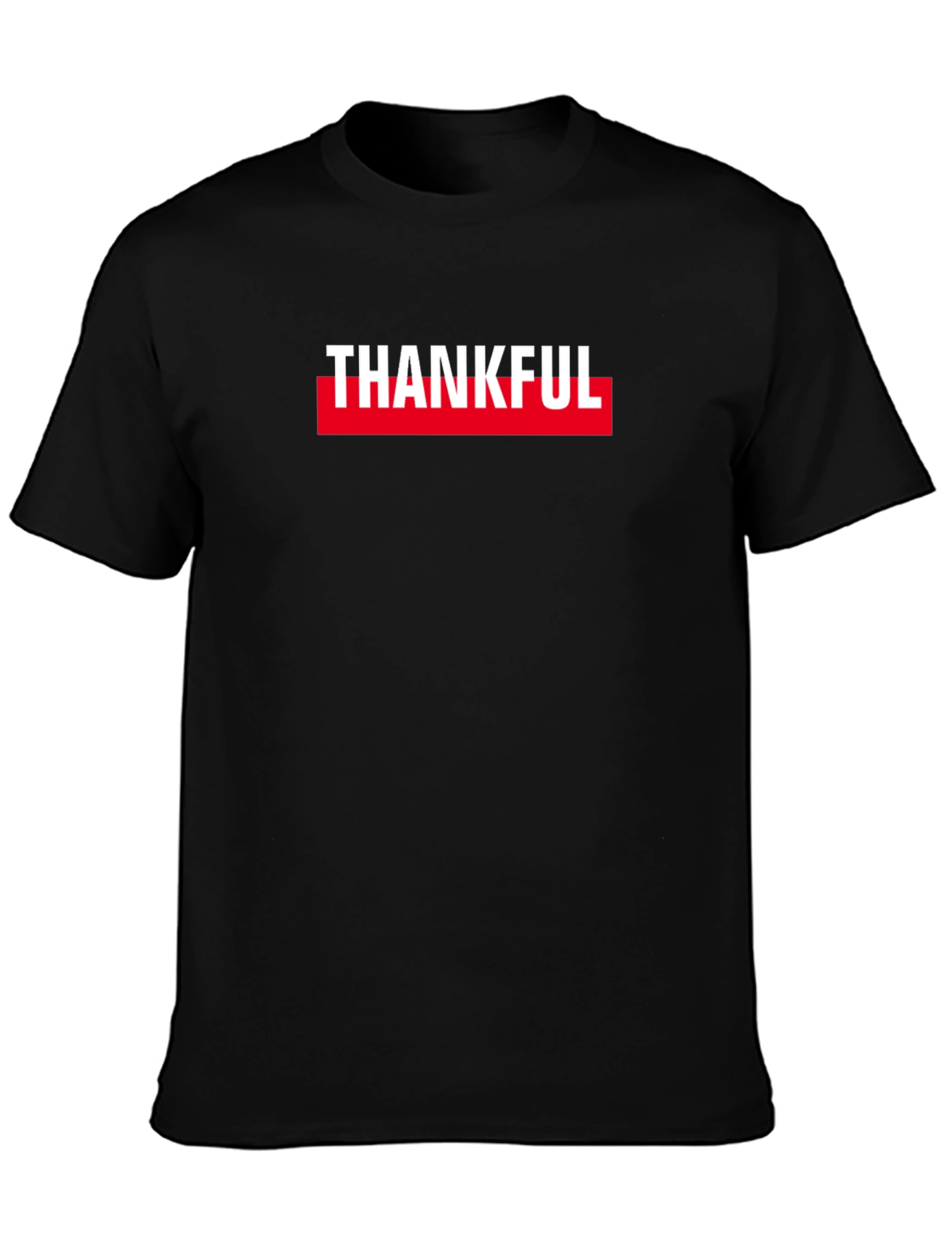 Thankful Graphic Tee - Black
