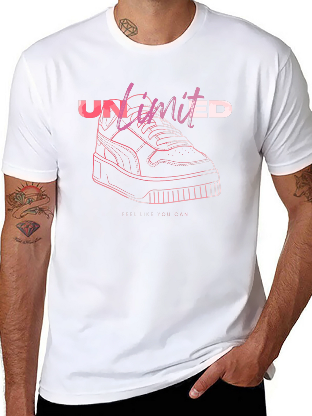 Unlimited Sneaker Graphic Tee - Black