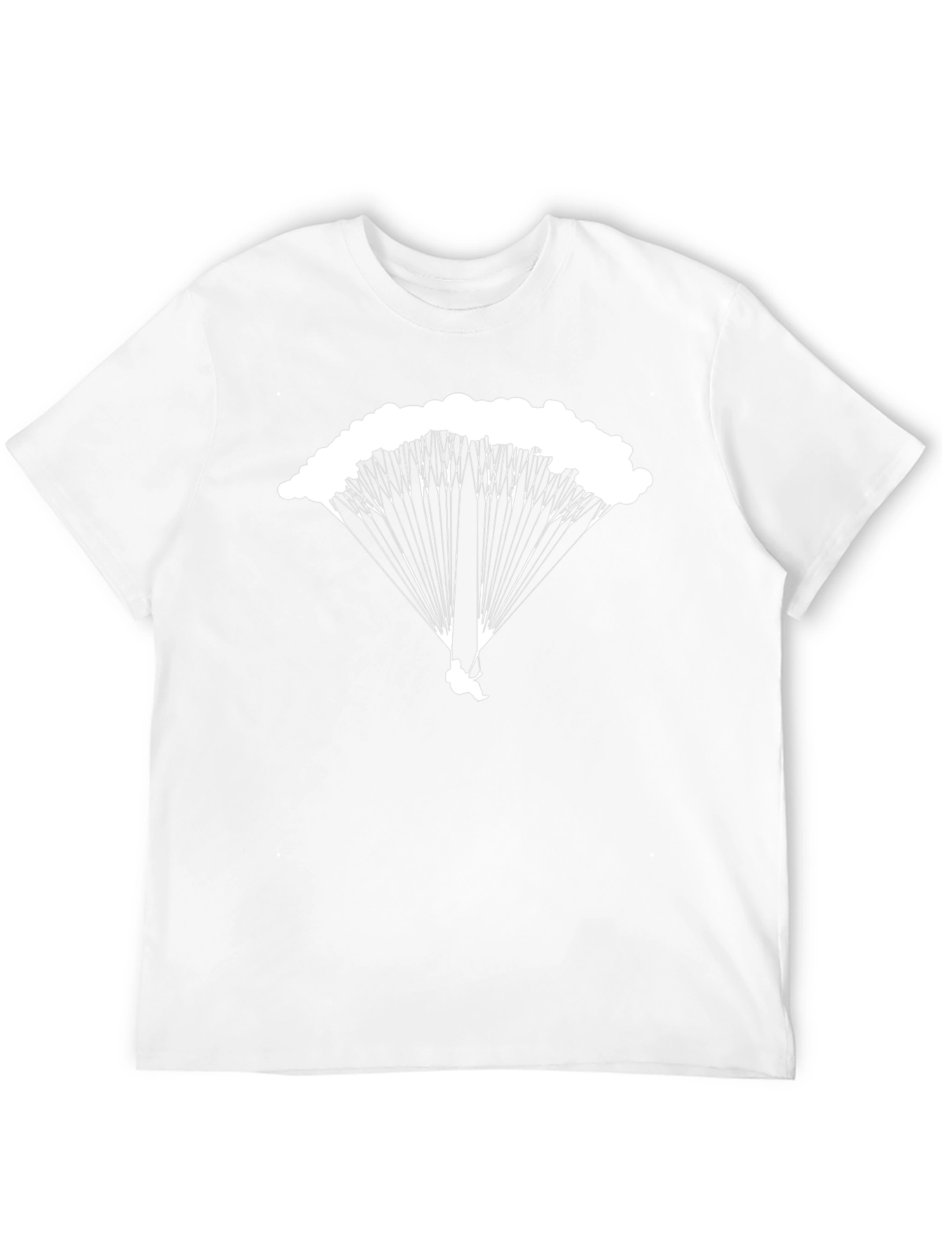 Parachute Graphic Black T-Shirt