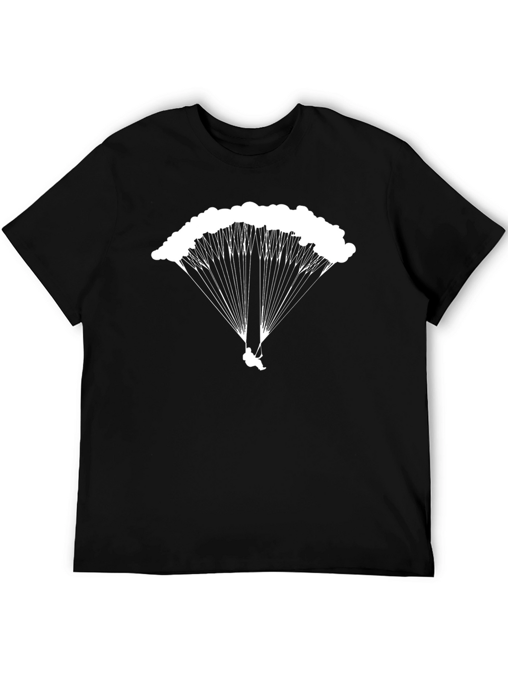 Parachute Graphic Black T-Shirt