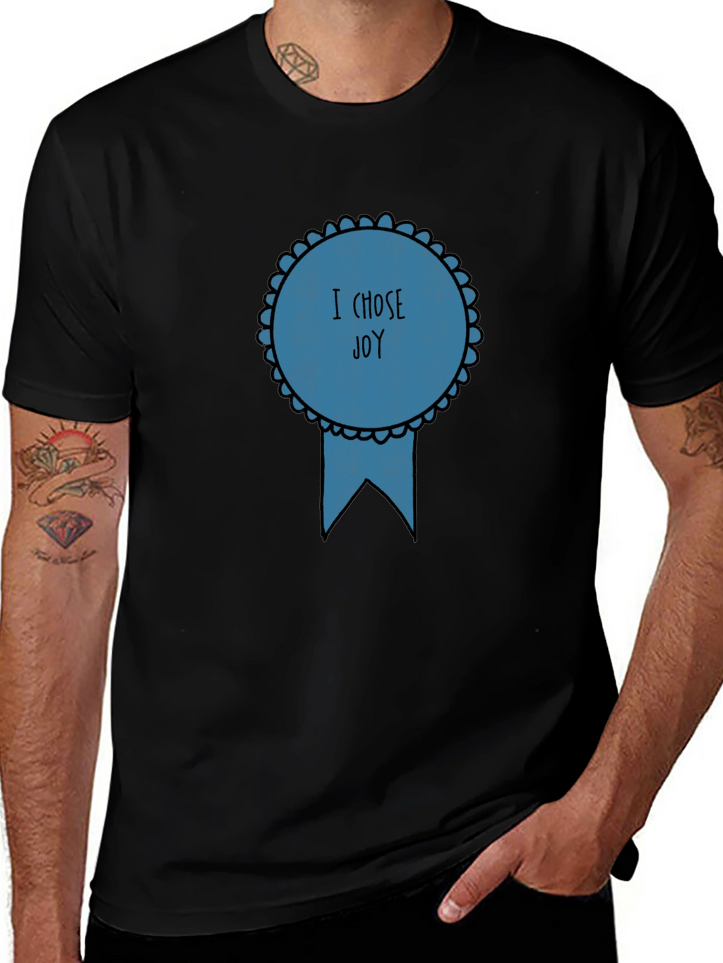 I Chose Joy T-Shirt Black