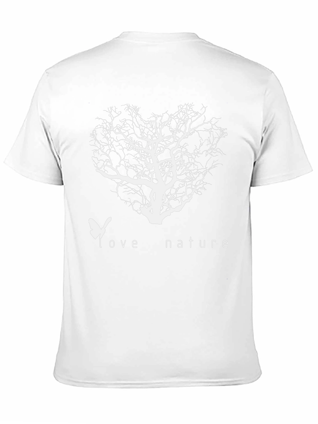 Love Nature Tree Graphic Black T-Shirt