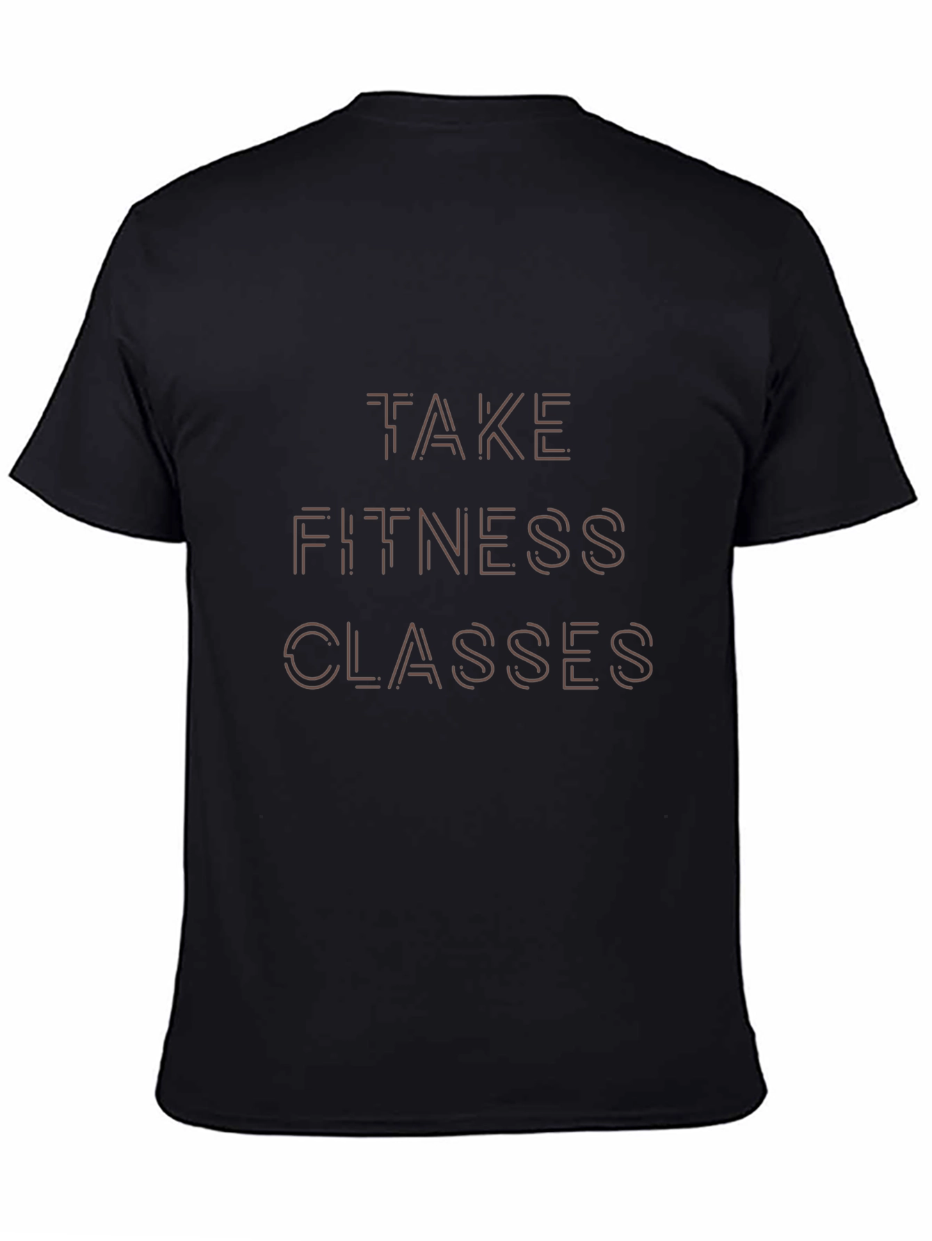 Fitness Classes Graphic Tee - Black