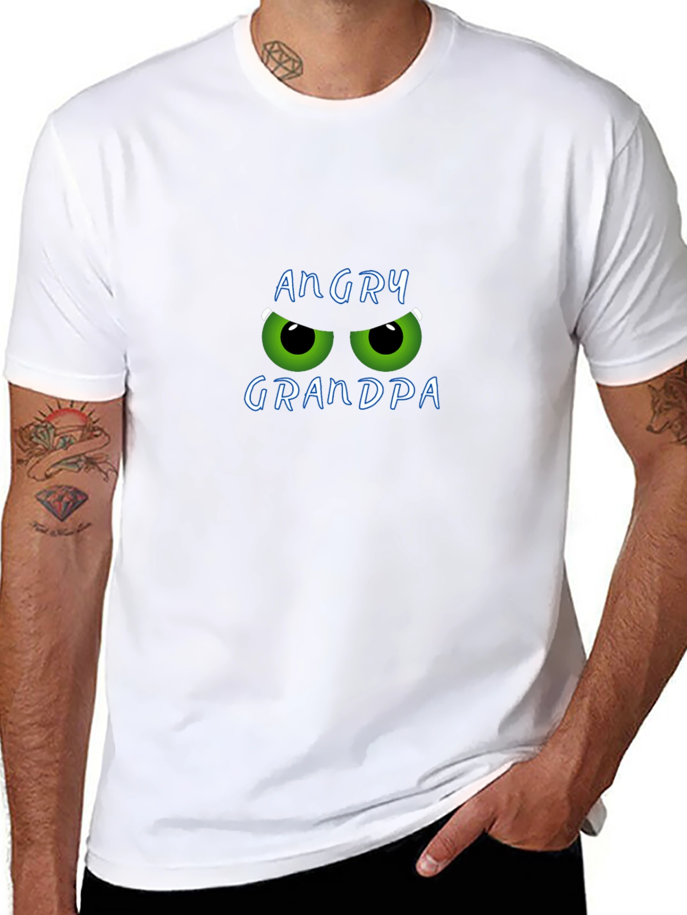 Angry Grandpa T-Shirt - Funny Graphic Tee