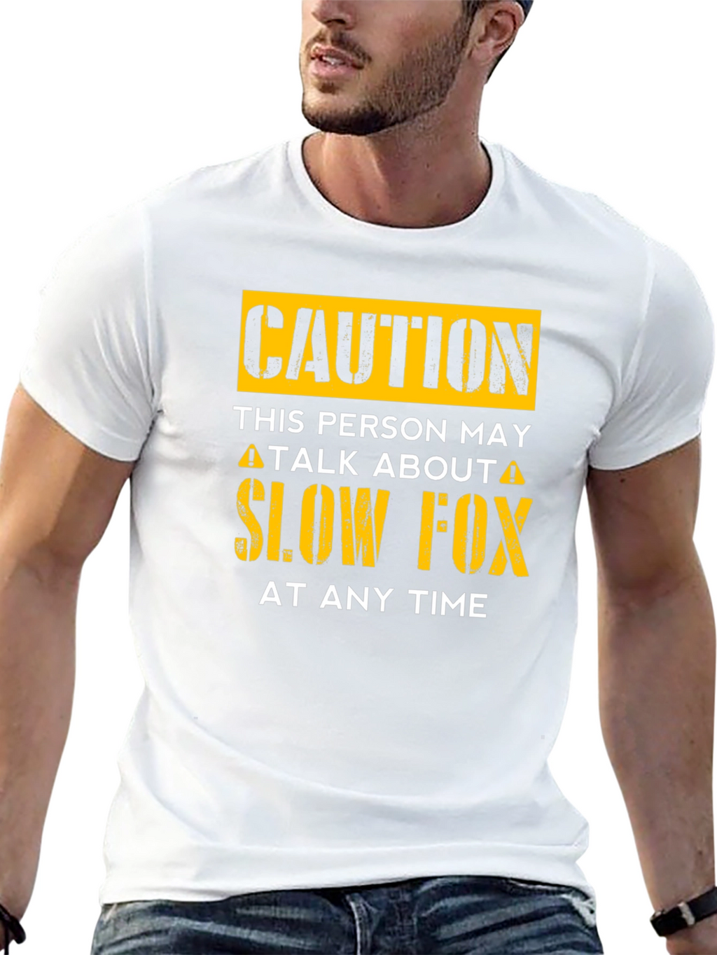 Caution Slow Fox T-Shirt
