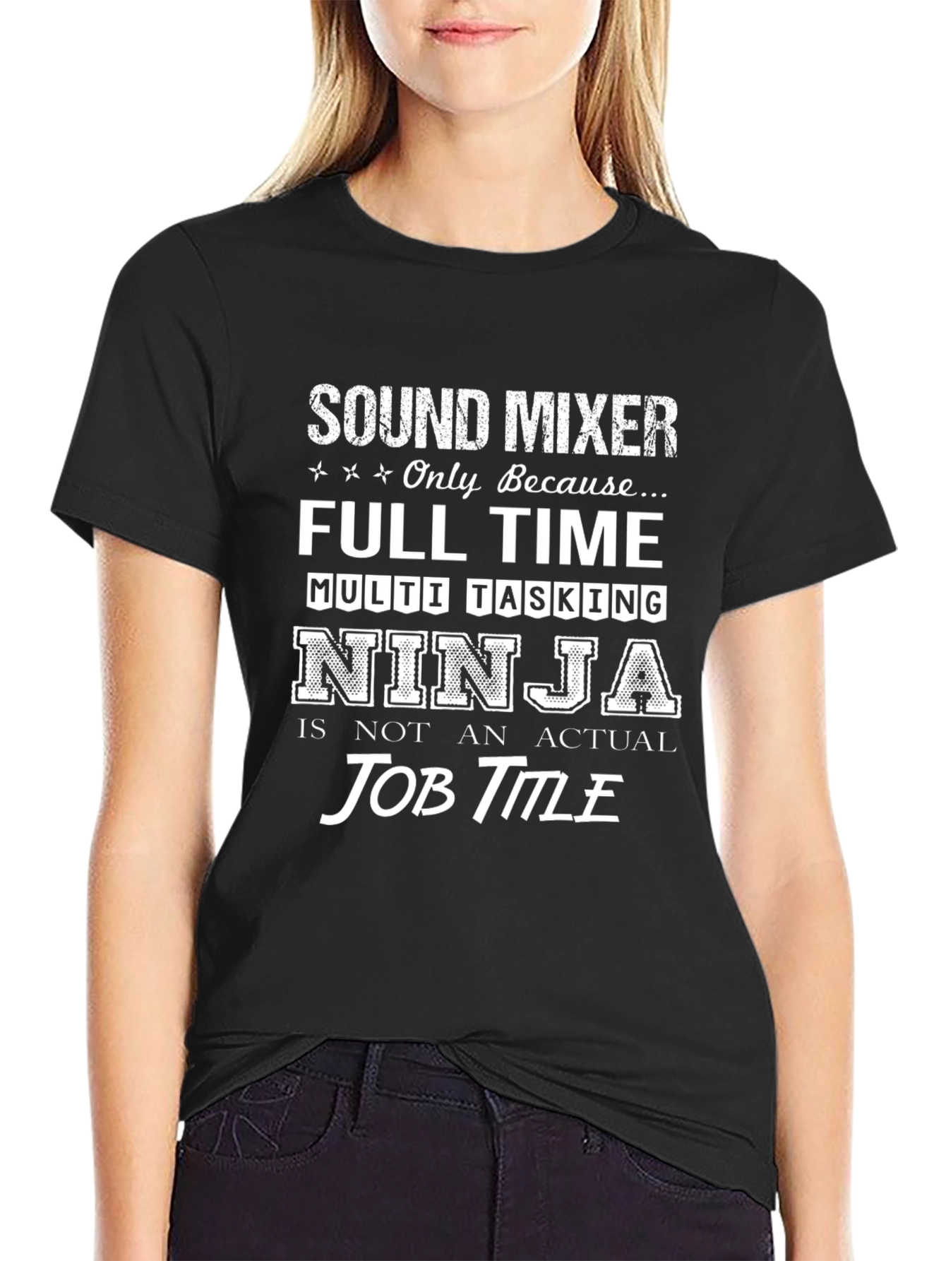 Sound Mixer Ninja Graphic Tee