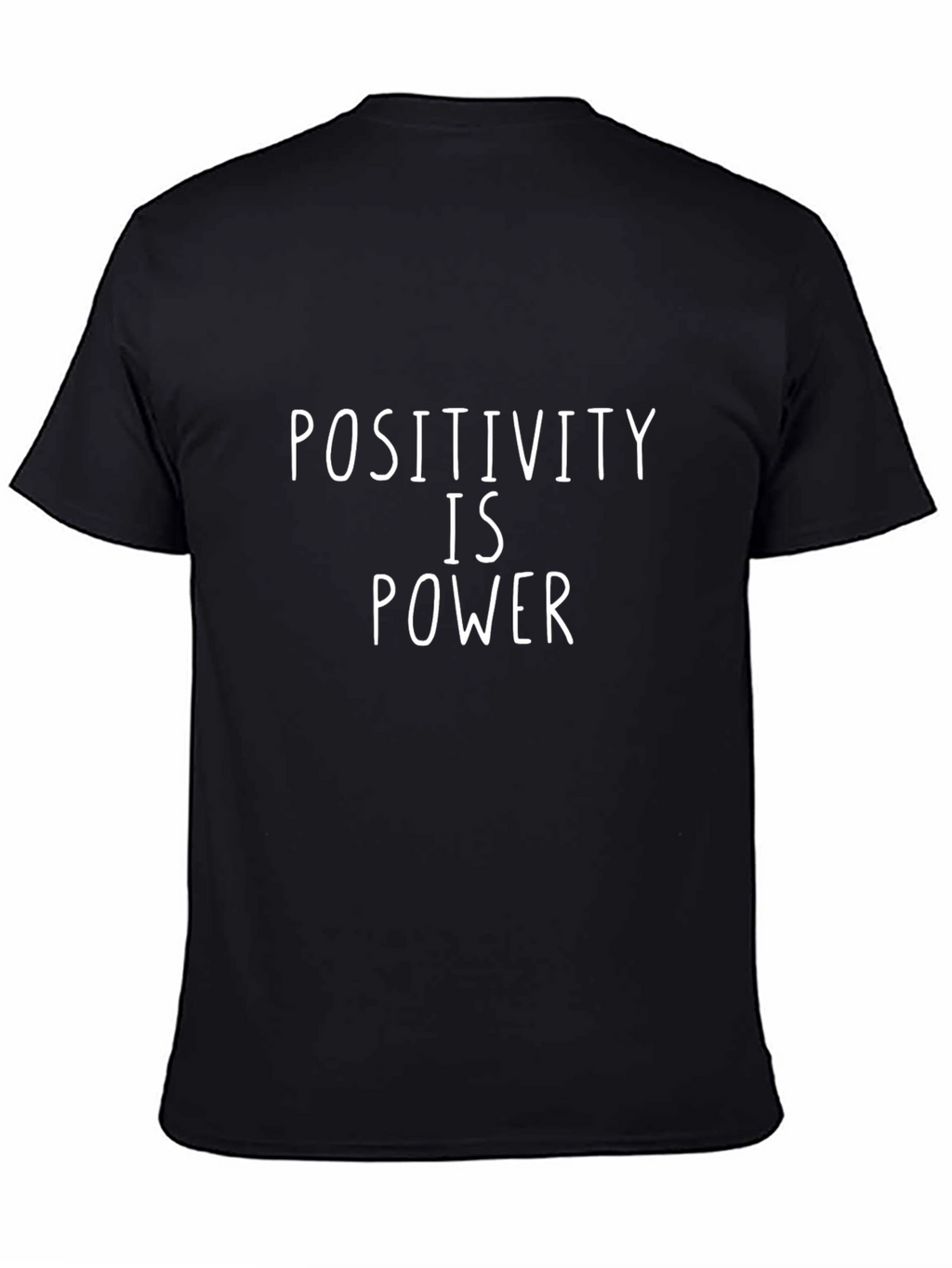 Positivity is Power T-Shirt - Mens Black Tee