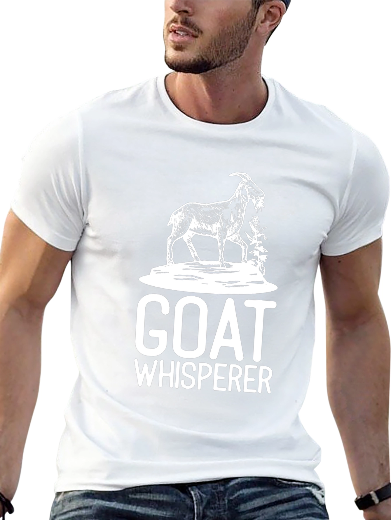 Goat Whisperer Graphic Tee - Black T-Shirt