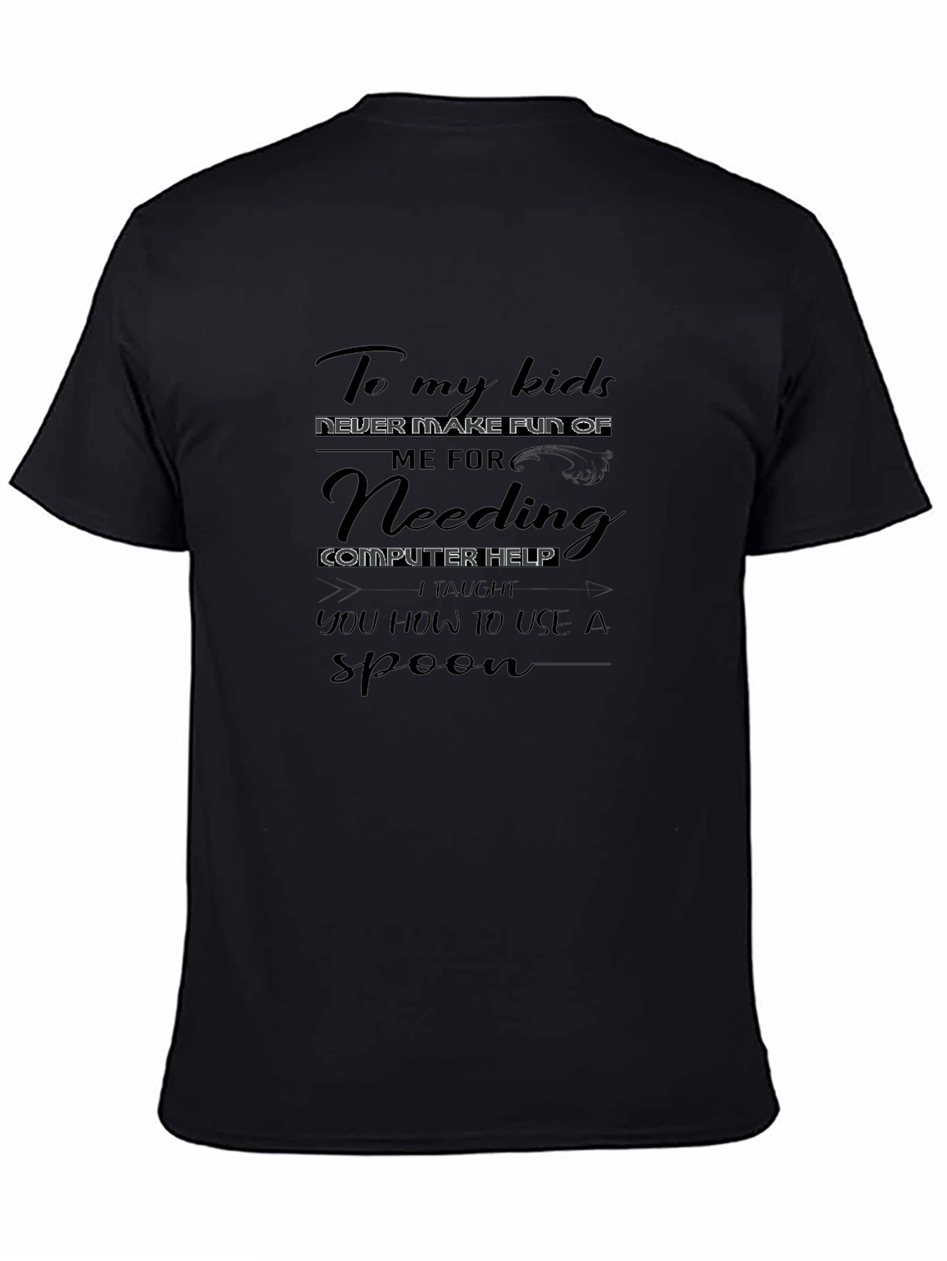 Funny Computer Help T-Shirt for Parents