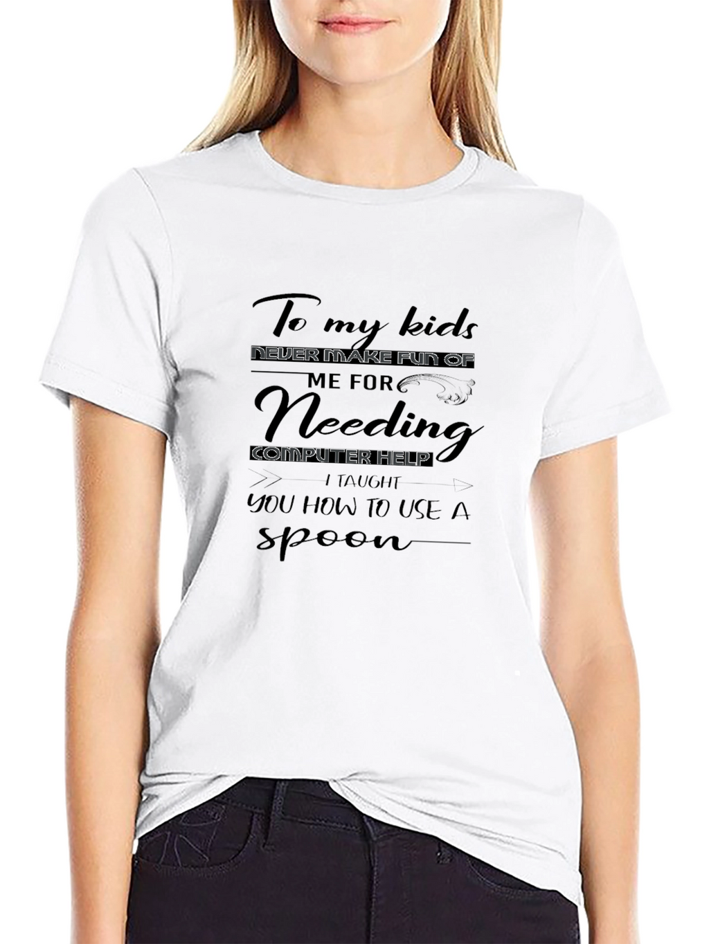 Funny Computer Help T-Shirt for Parents