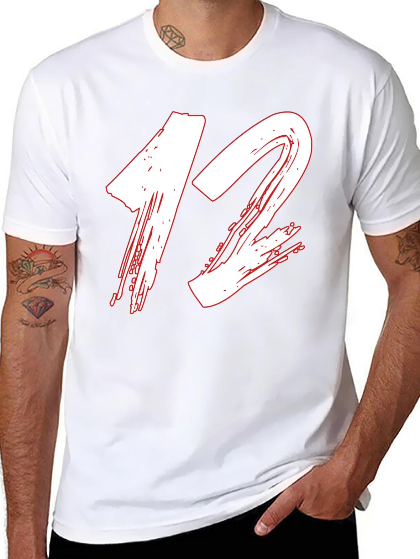 Number 12 Graphic Tee - Modern Streetwear Style