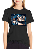 Urban Art Tee: Graffiti Train Design