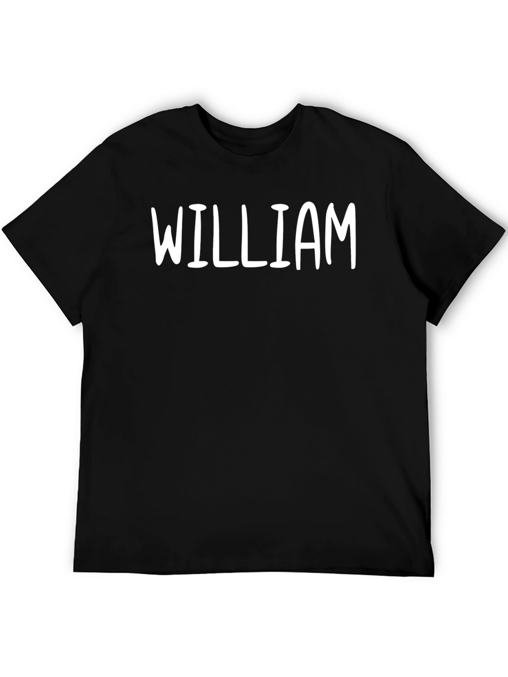 Personalized William Graphic T-Shirt - Black