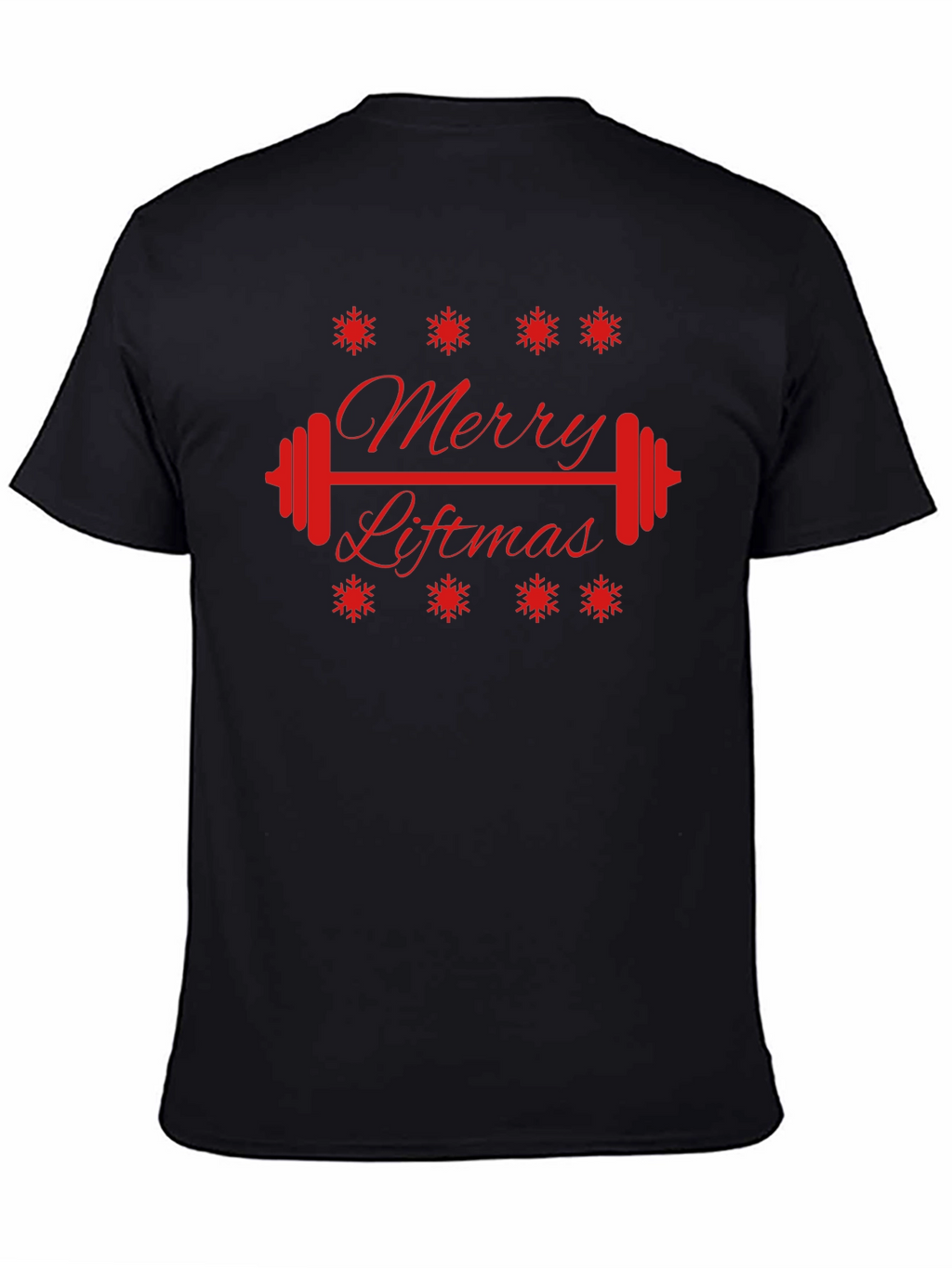 Merry Liftmas Black T-Shirt - Holiday Fitness
