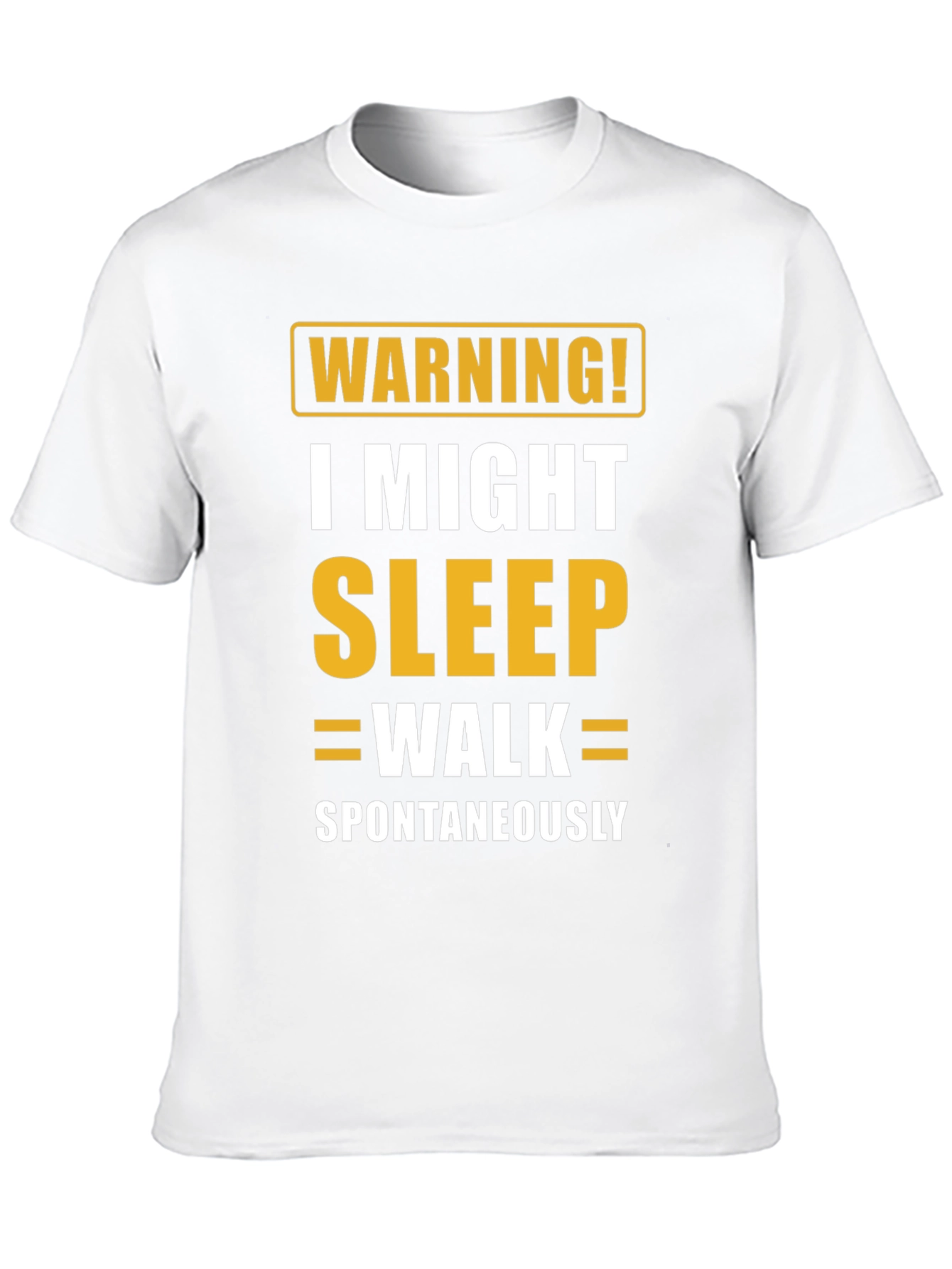 Warning Sleepwalk T-Shirt - Funny Sleepwalking Tee