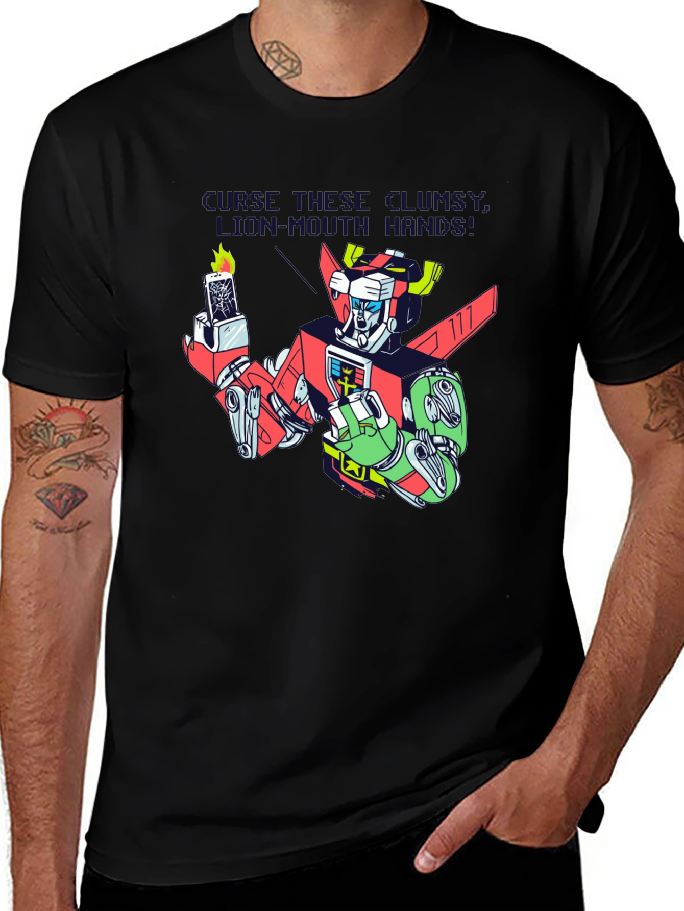 Voltron Clumsy Hands Graphic T-Shirt