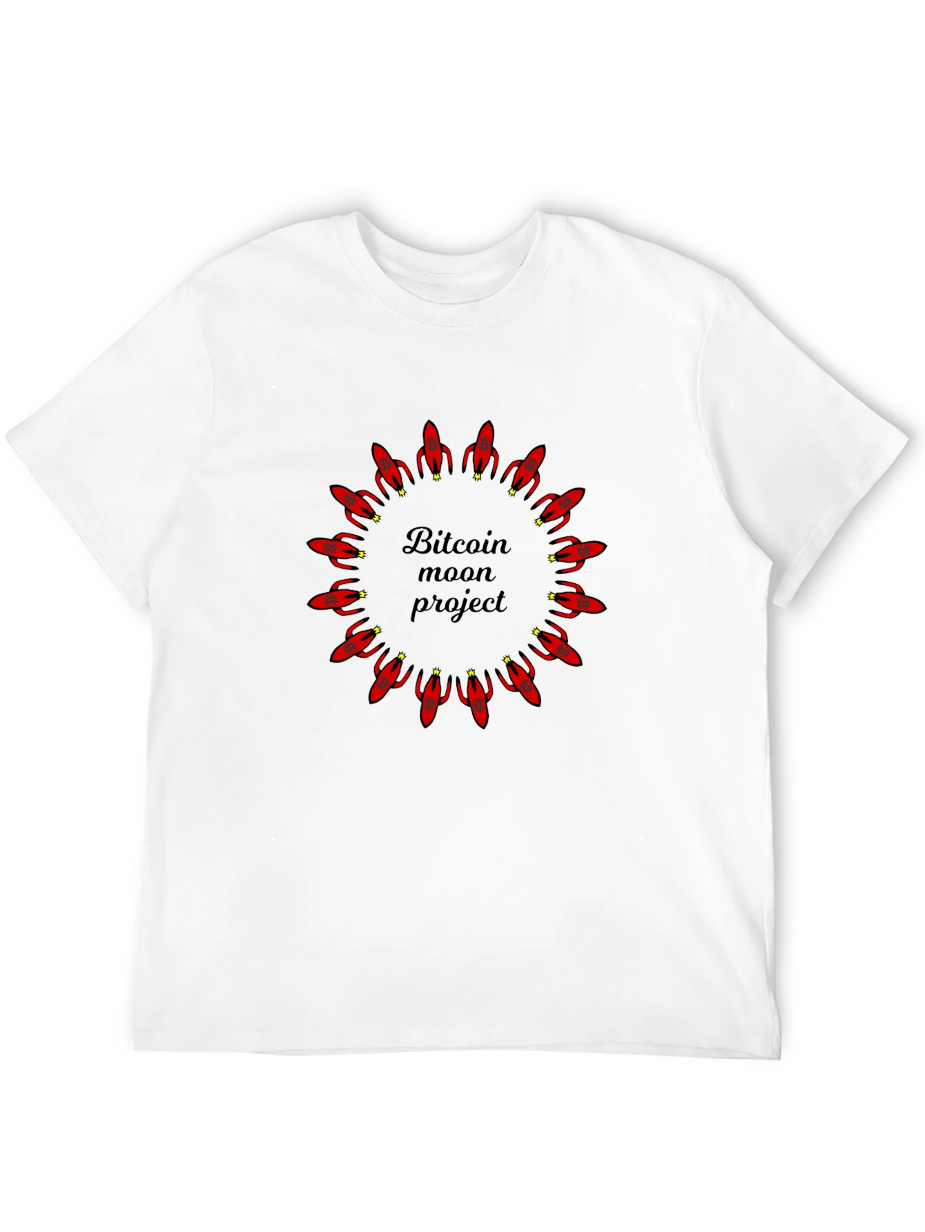Bitcoin Moon Project Graphic T-Shirt