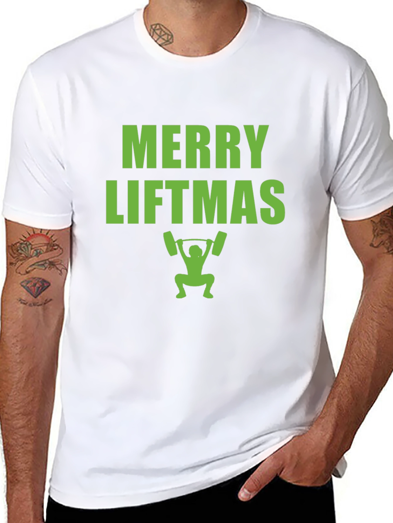 Merry Liftmas Gym Workout T-Shirt