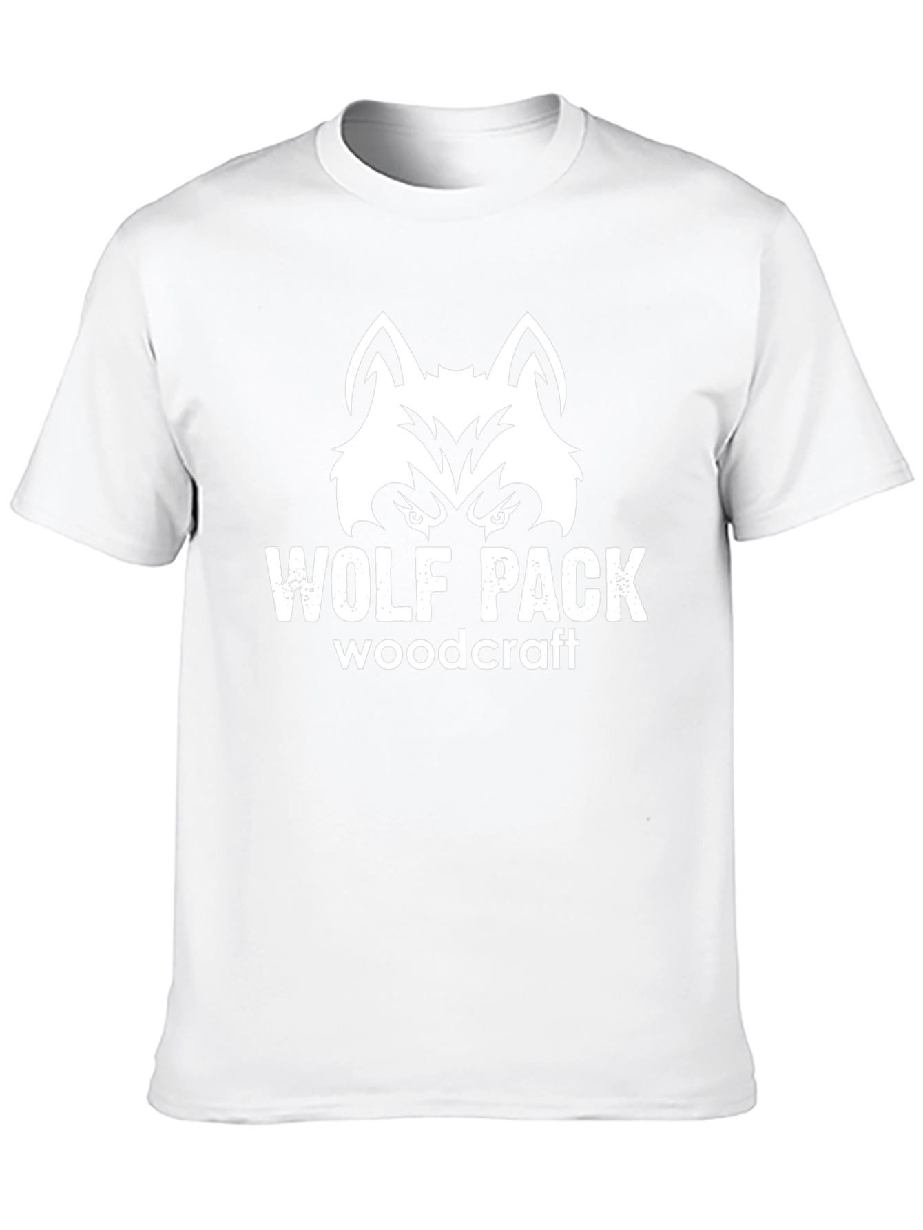 Wolf Pack Woodcraft Black Graphic Tee