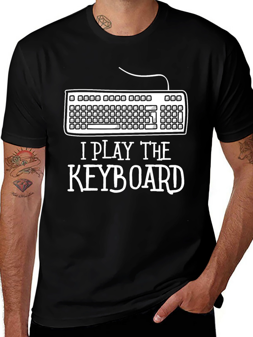 I Play the Keyboard Graphic T-Shirt