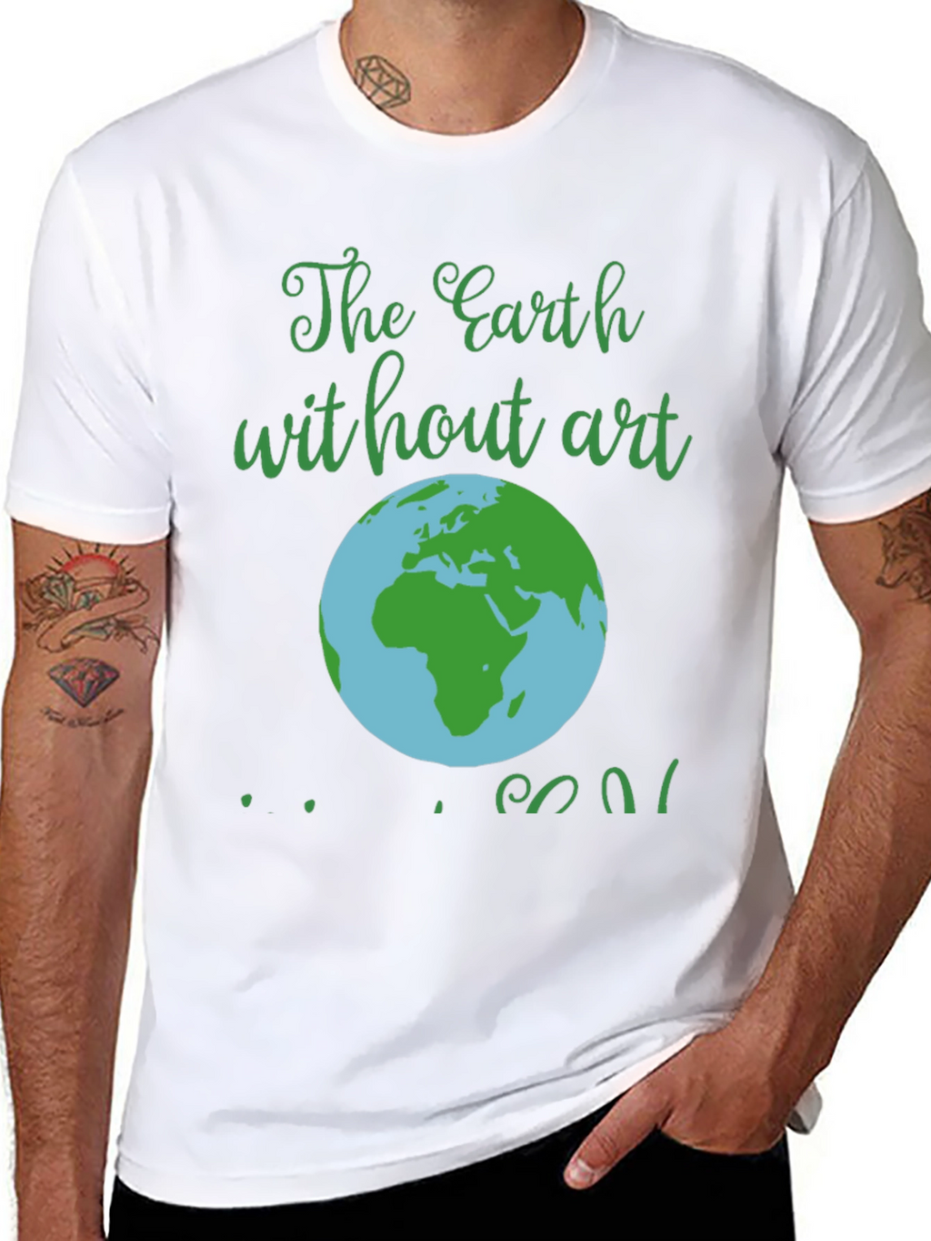 Earth Without Art T-Shirt - Mens Black Graphic Tee