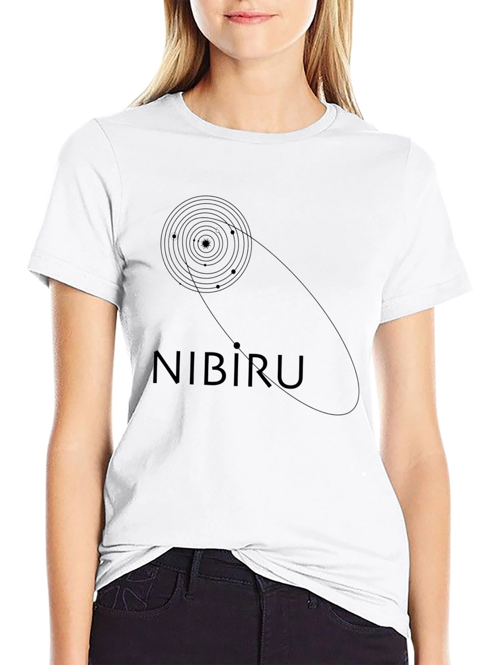 Nibiru Planet X Graphic T-Shirt - Black
