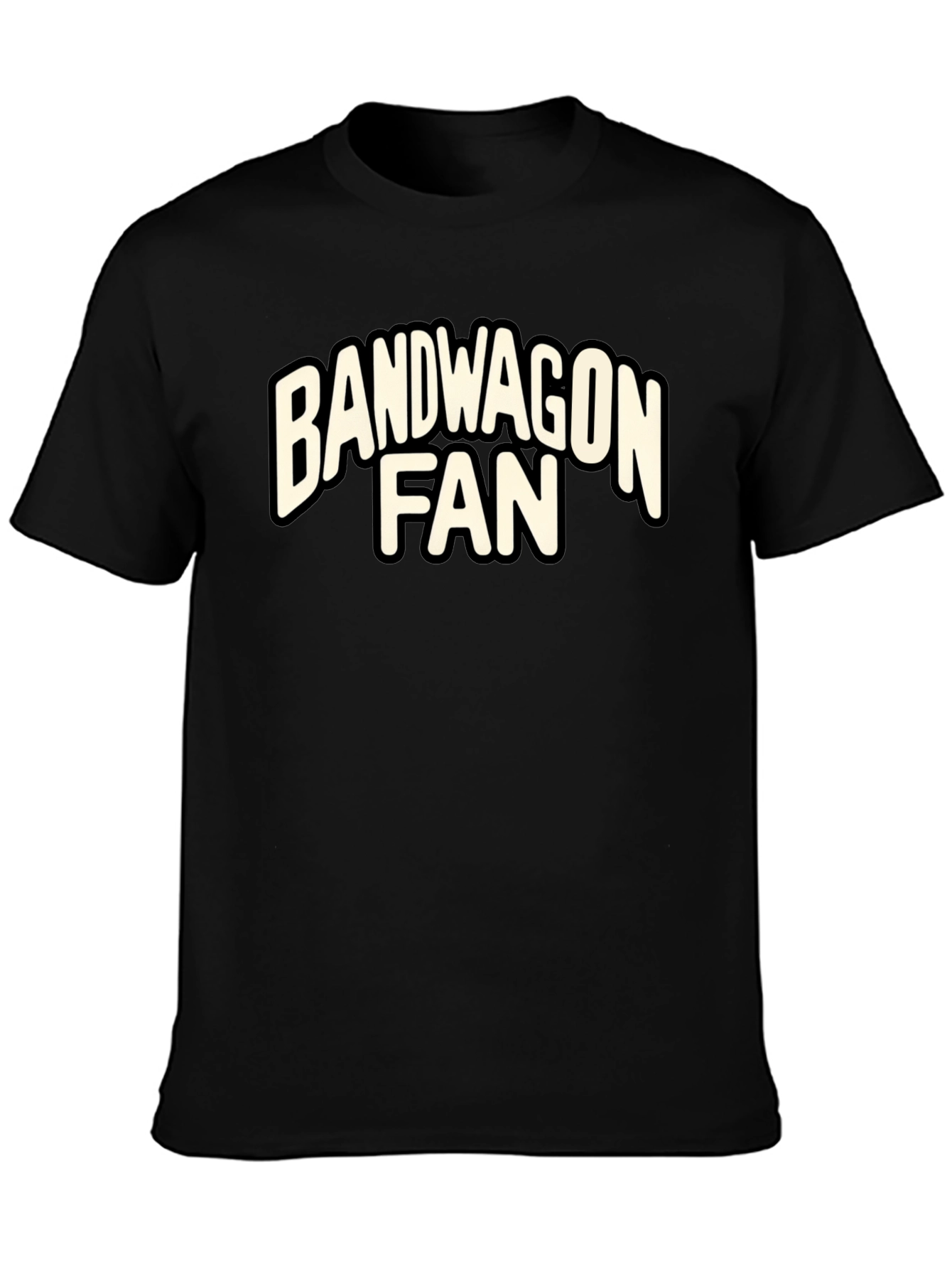 Bandwagon Fan Graphic T-Shirt - Casual Style
