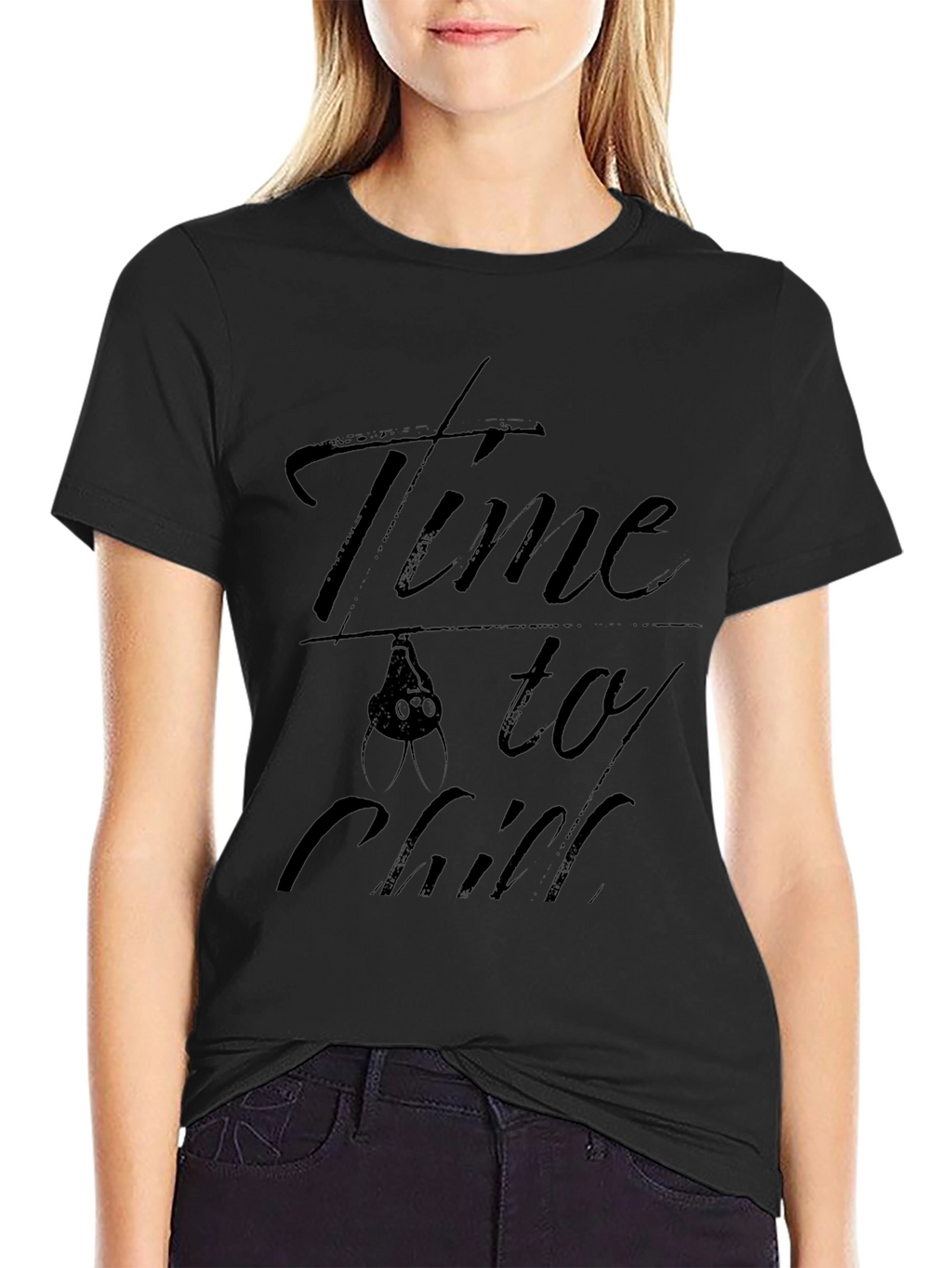 Time to Chill Bat Graphic T-Shirt