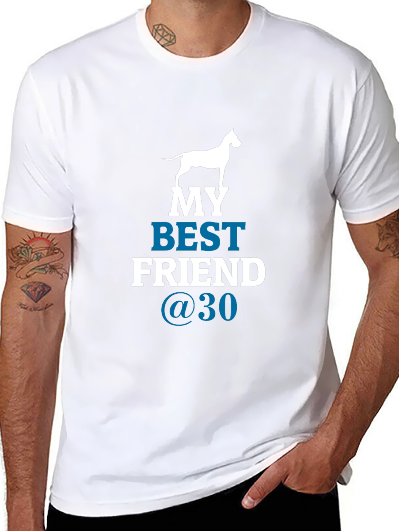 My Best Friend Dog Graphic T-Shirt