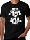 Happy Mindset Tee - Motivational T-Shirt