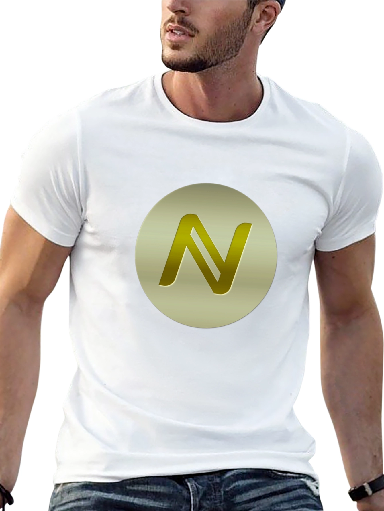 Gold N Logo Black T-Shirt