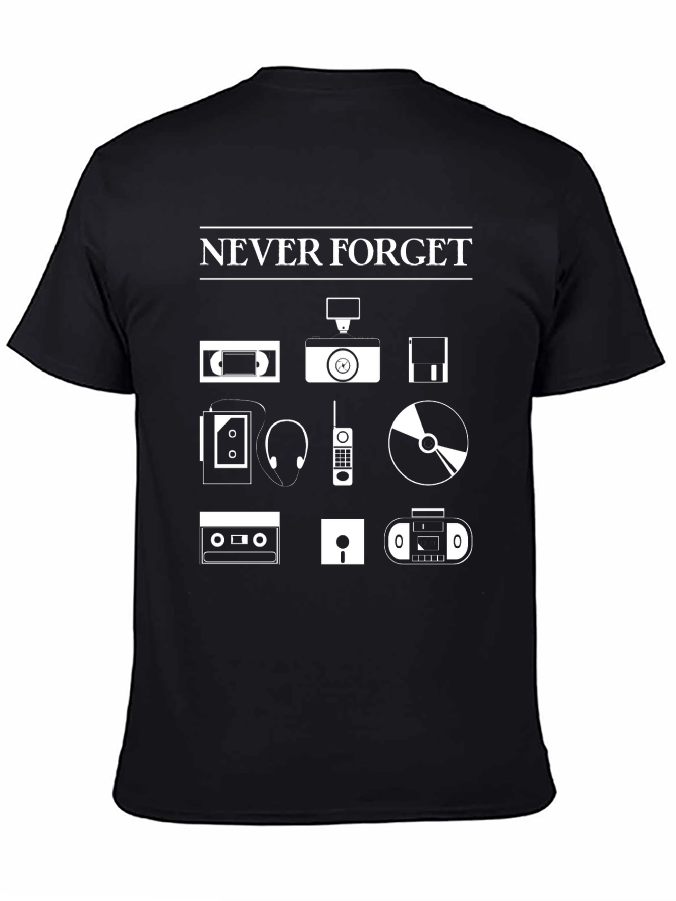 Retro Tech T-Shirt - Never Forget