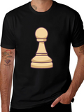 Pawn Graphic Tee - Chess Piece T-Shirt