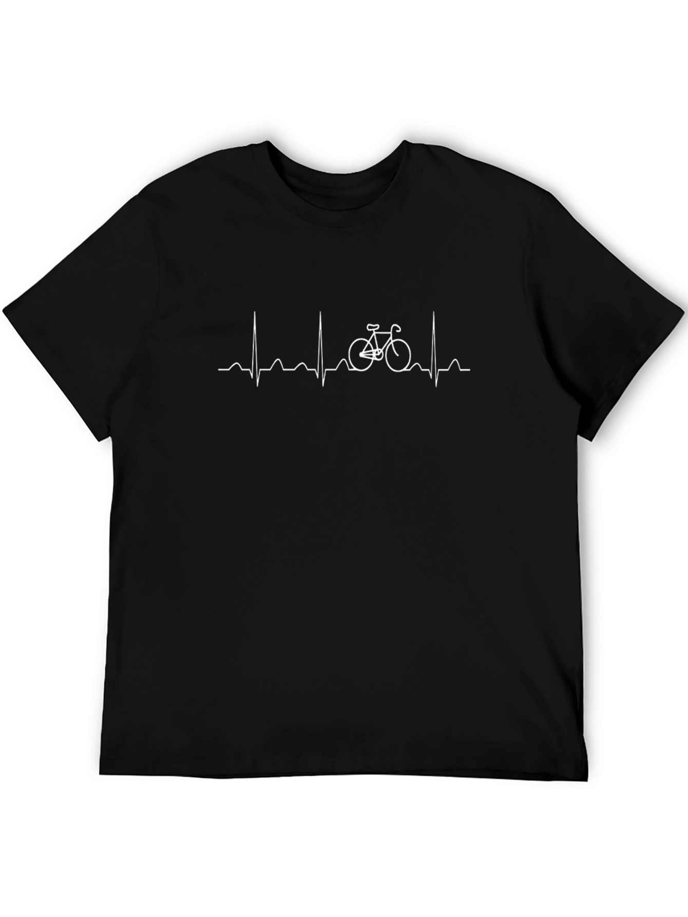 Cycling Heartbeat T-Shirt - Ride Your Pulse!