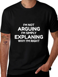 Arguing? Explaining T-Shirt - Funny Sarcastic Tee