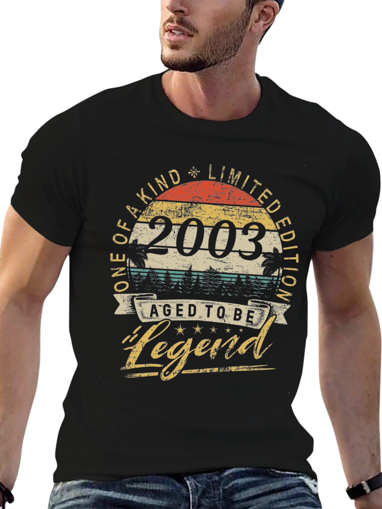 2003 Aged to Be Legend Graphic T-Shirt