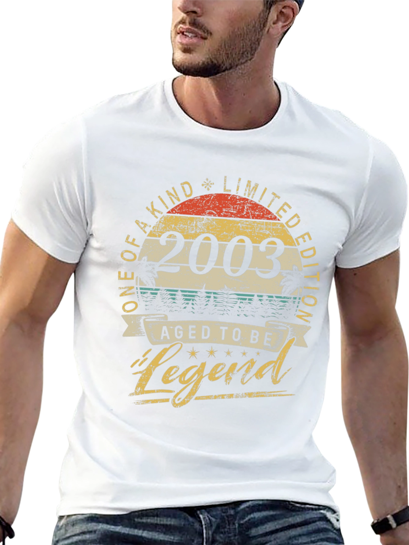 2003 Aged to Be Legend Graphic T-Shirt