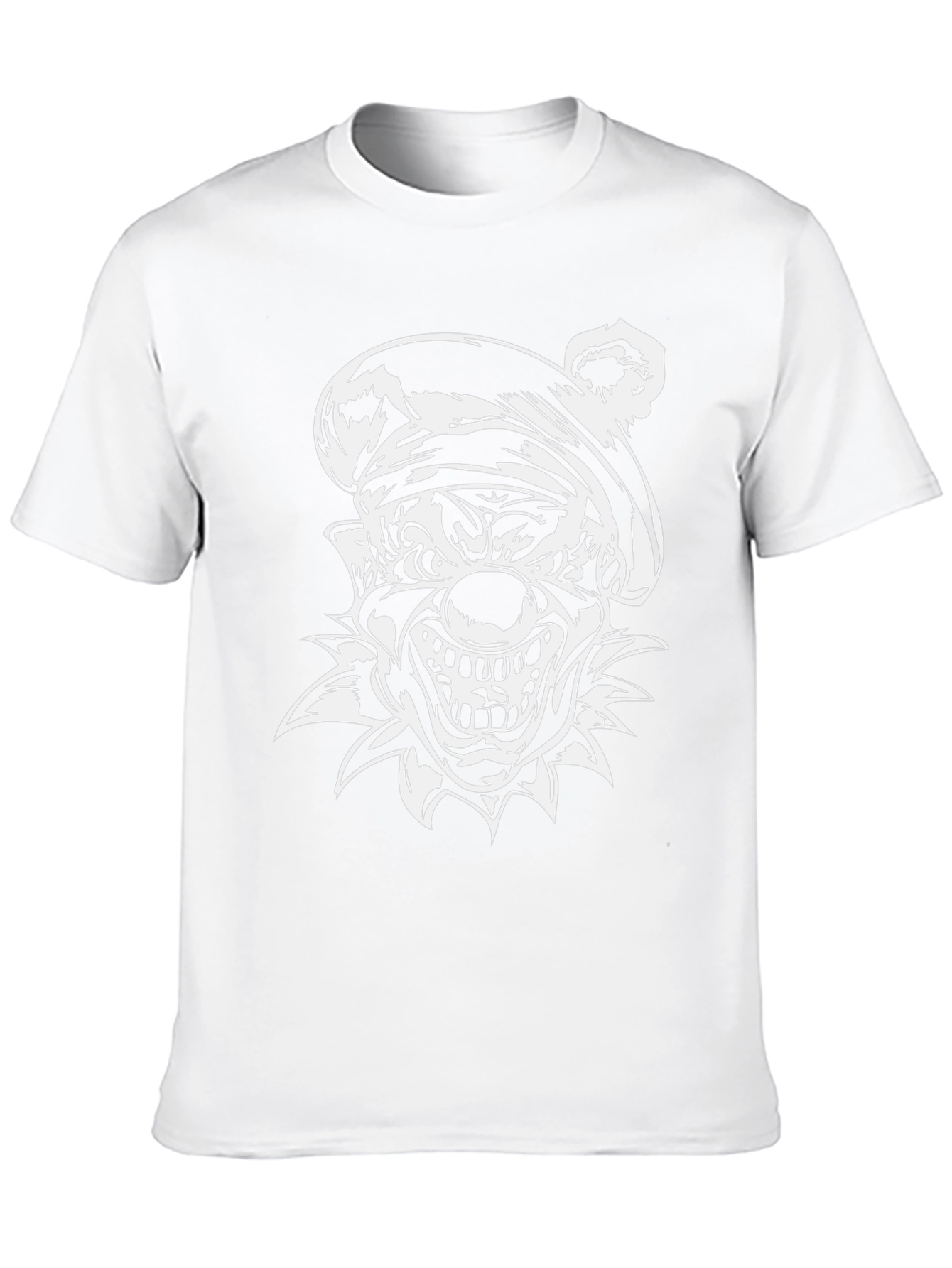 Creepy Clown Graphic Black T-Shirt