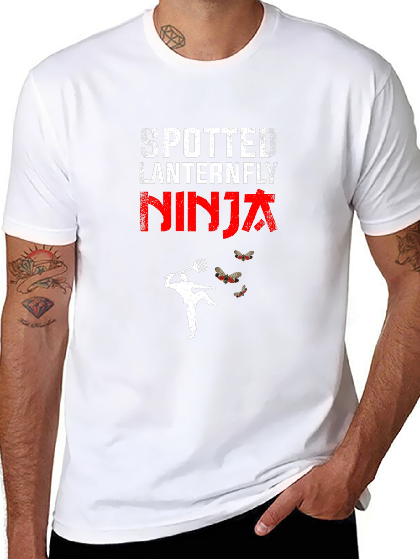Spotted Lanternfly Ninja T-Shirt