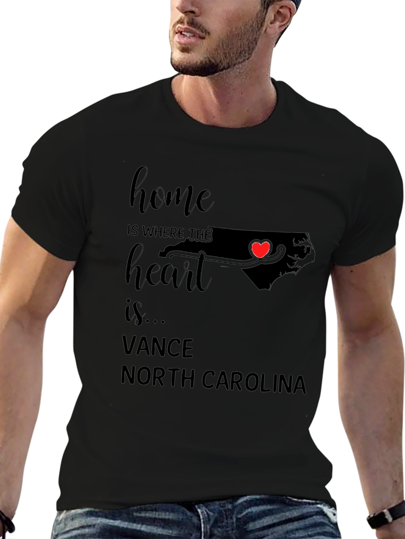 Home is Where the Heart Is North Carolina T-Shirt