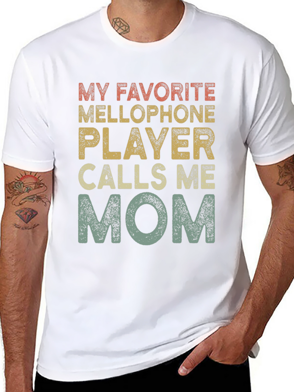 Mellophone Player Mom T-Shirt - Band Parent Apparel